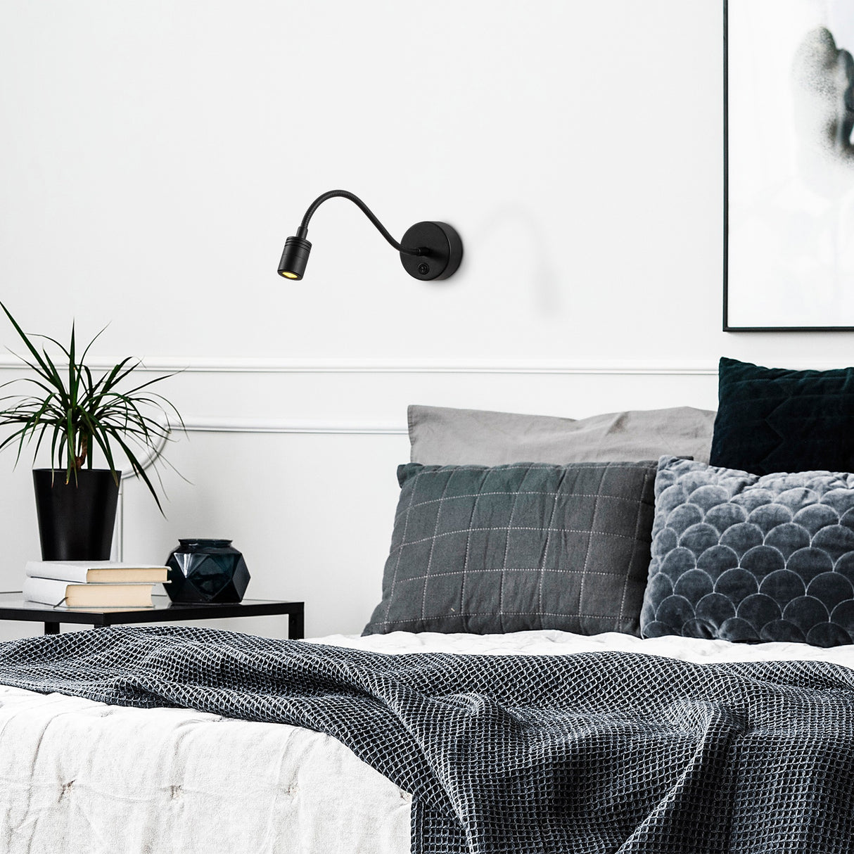 Væglampe Sort Metal Veridia