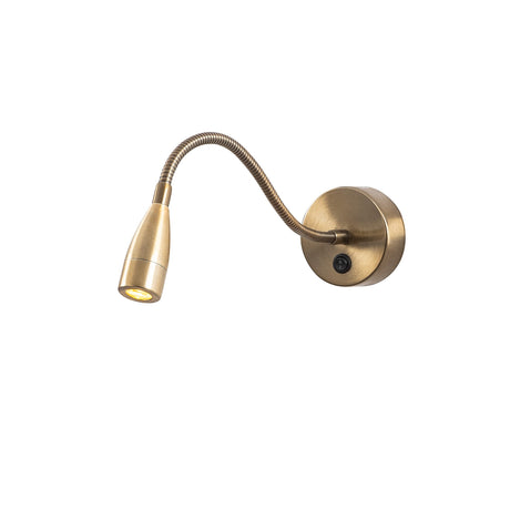 Væglampe 1-lys Bronze-farvet Metal Veridia