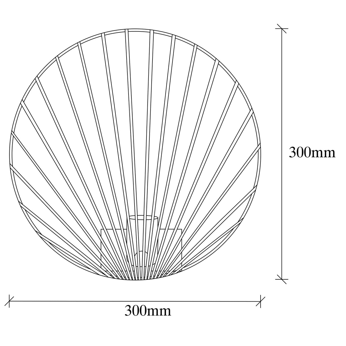Væglampe Sort Metal Arbor