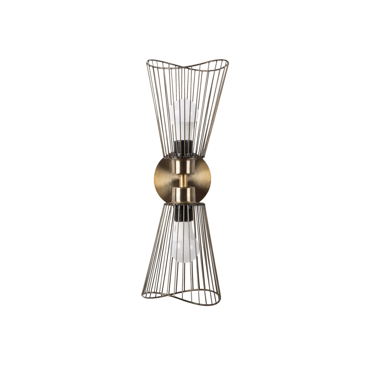 Væglampe i bronze farvet metal Void