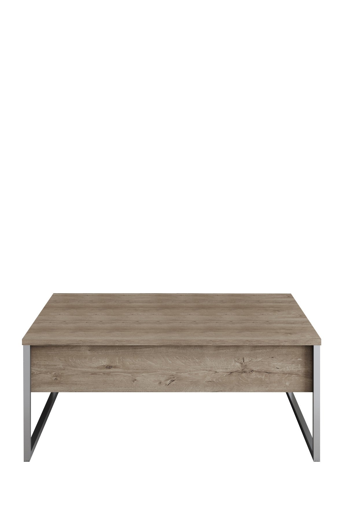 Meubelsets - Meubelset Walnoot Luxe - Salontafel + TV Meubel + Dressoir - Zilver Frame - Dimehouse