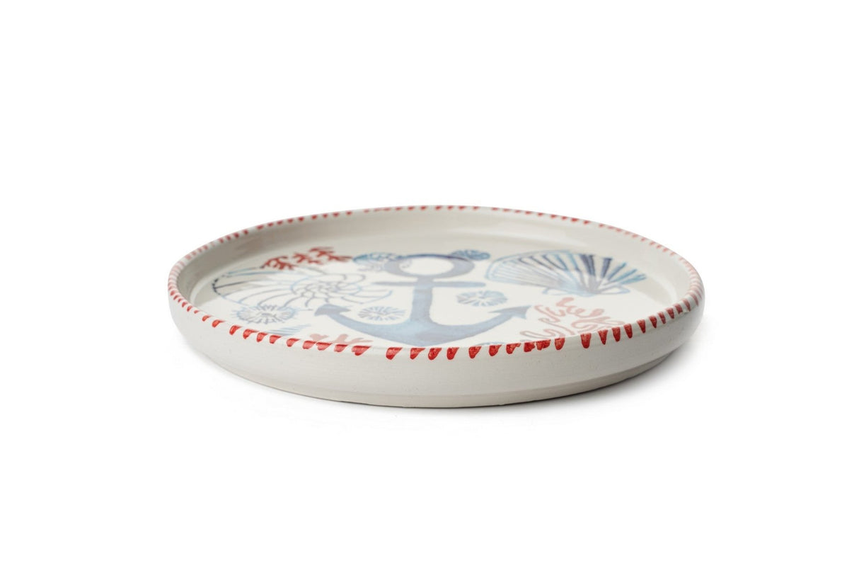 KAHSER14-MARINE Hvid Blå Rød 100% KERAMISK 6 cm bred