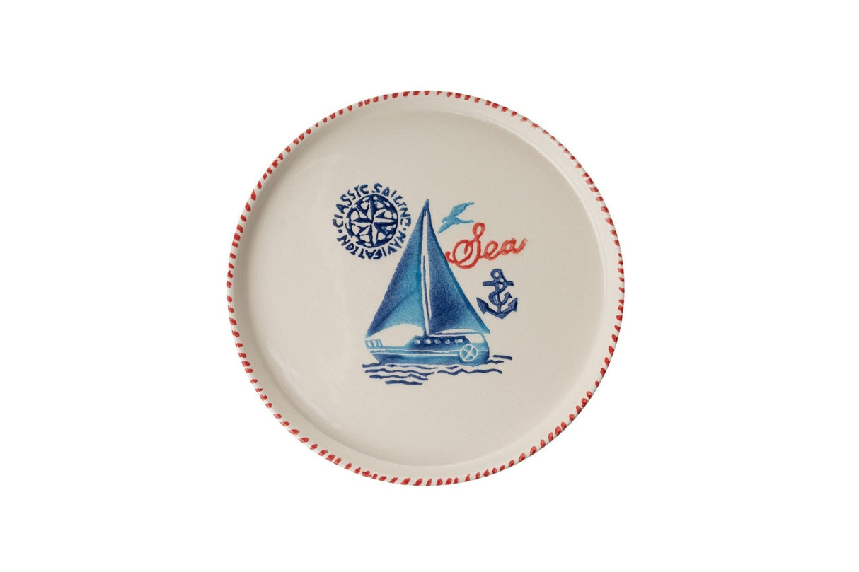 KAHSER14-MARINE Hvid Blå Rød 100% KERAMISK 6 cm bred