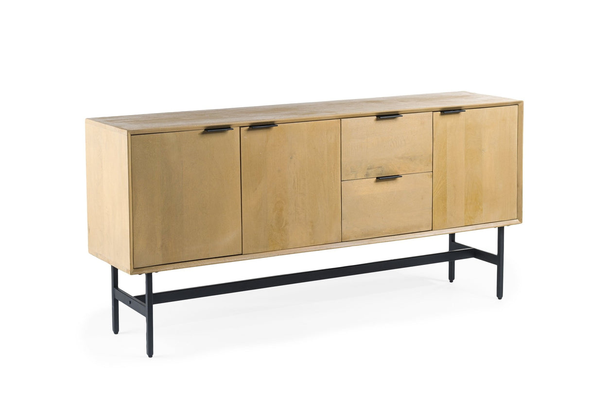 Dressoirs - Dressoir Mangohout Zayn 170x40x82 cm - Dimehouse