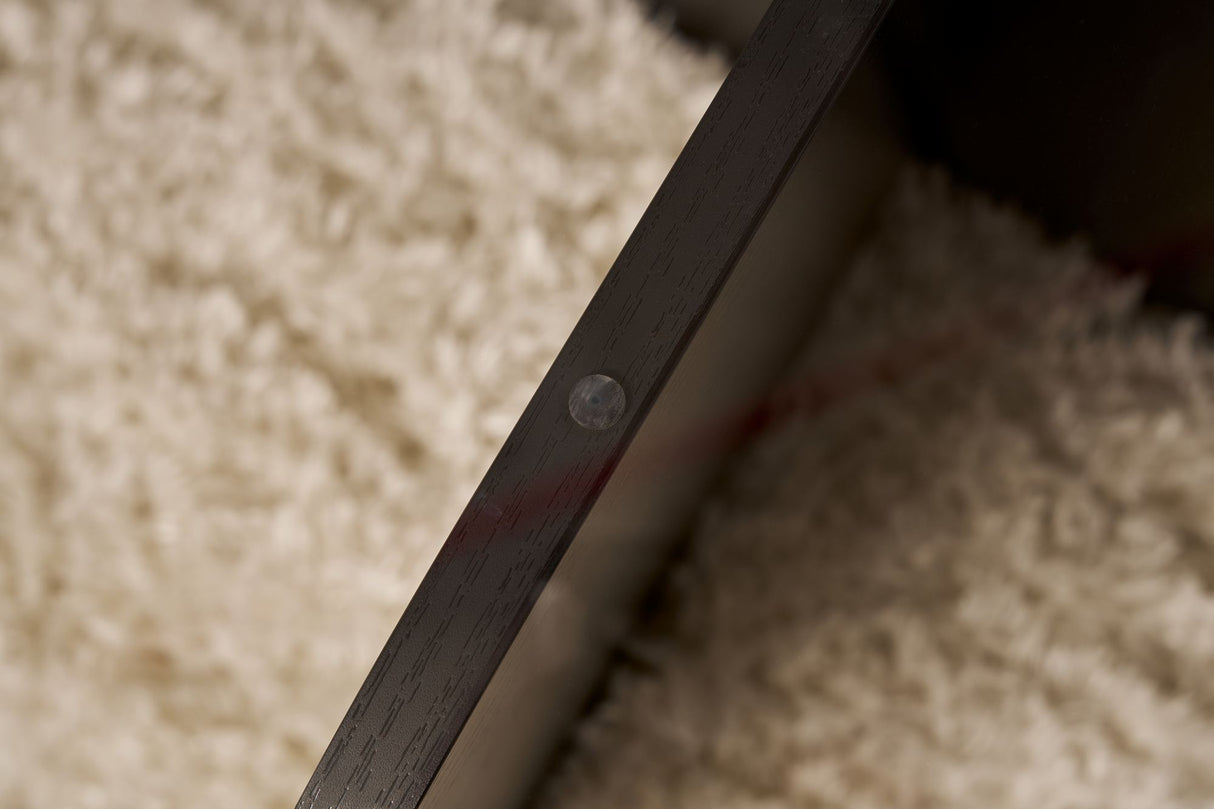 Salontabel Aris Rund 75 cm Tinted Glas - Sort Base