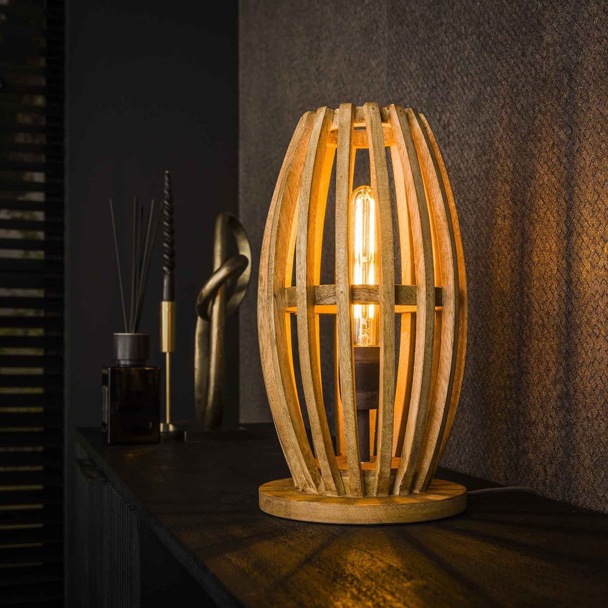 Bordlampe Jalou mangotræ
