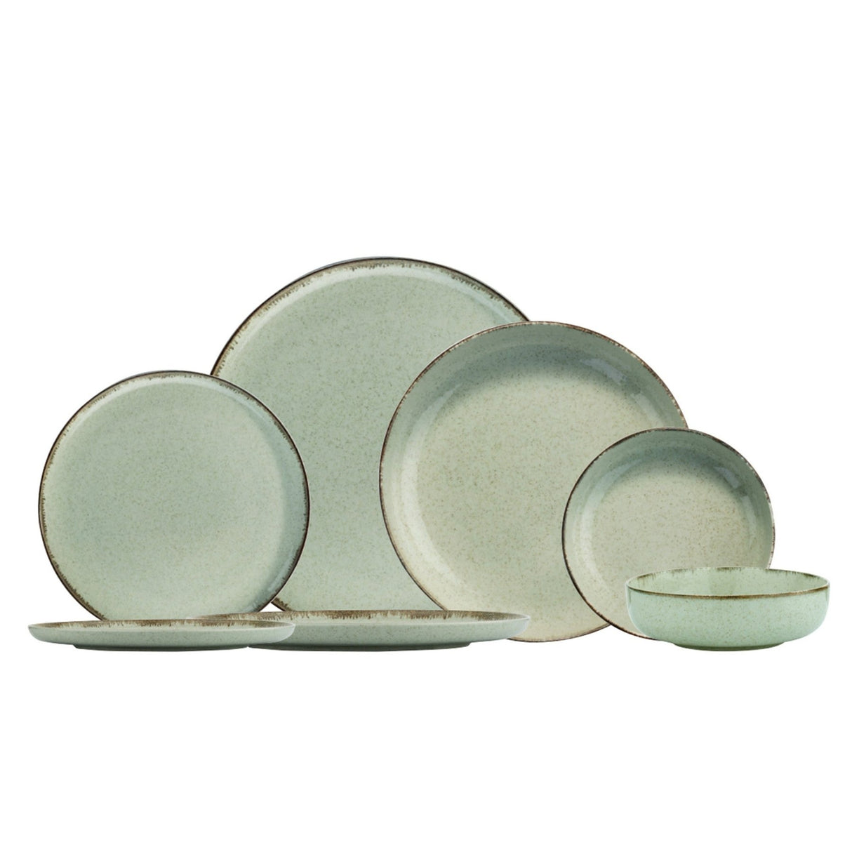 MOD24Y2730P03 Grøn 100% PORCELÆN