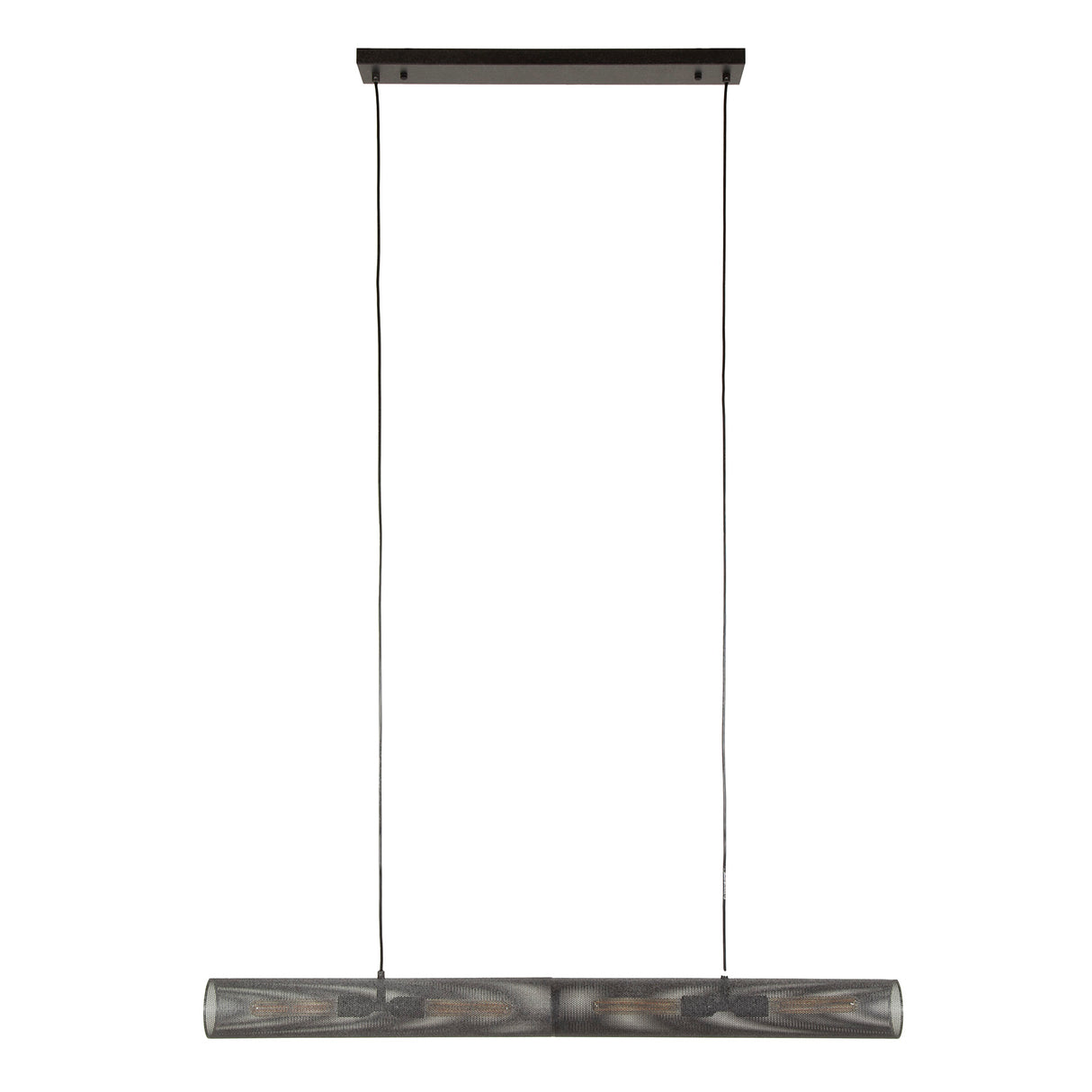 Hængelampe Zavi 120 cm mesh sort
