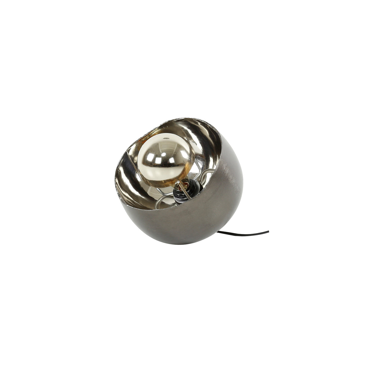 Oria Bordlampe Ø28 Mirror Sort Nikkel