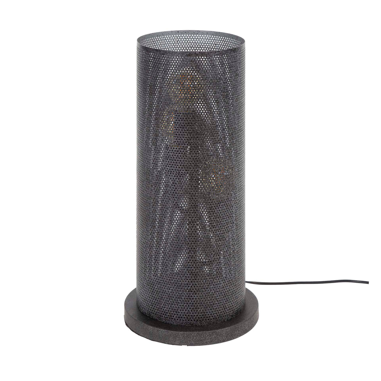 Bordlampe Knox 3-lys mesh sort