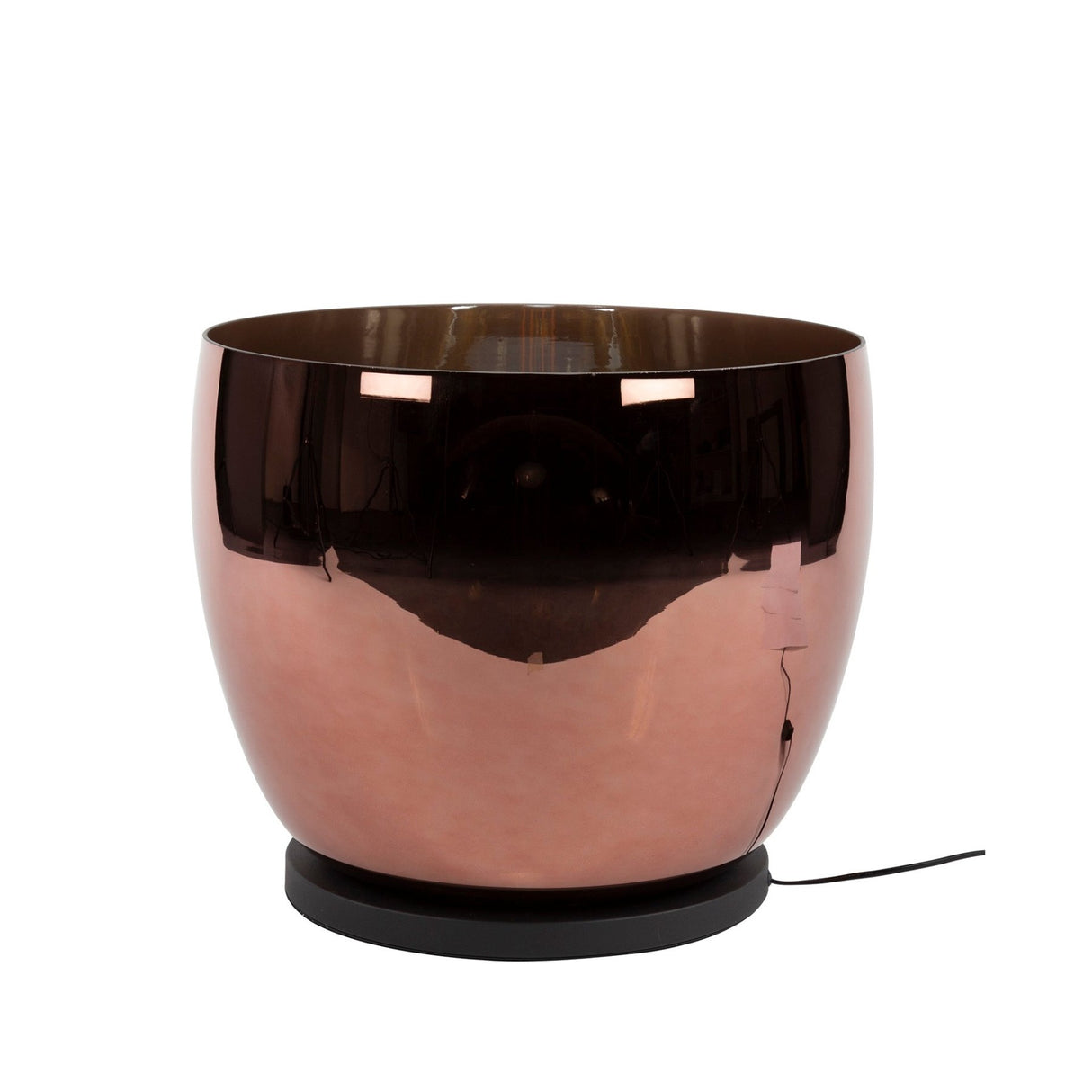 Gulvlampe Dain UP XXL Kobberfarvet glas