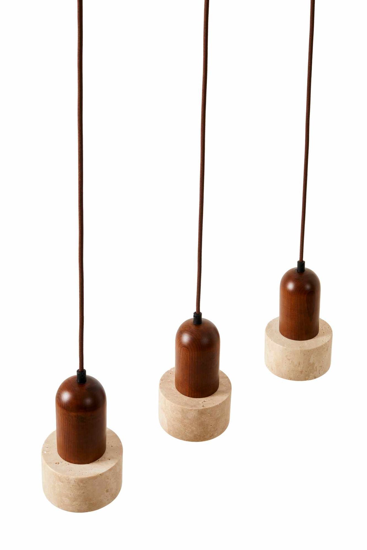 Loer R - Valnød Beige Valnød Travertin Cap