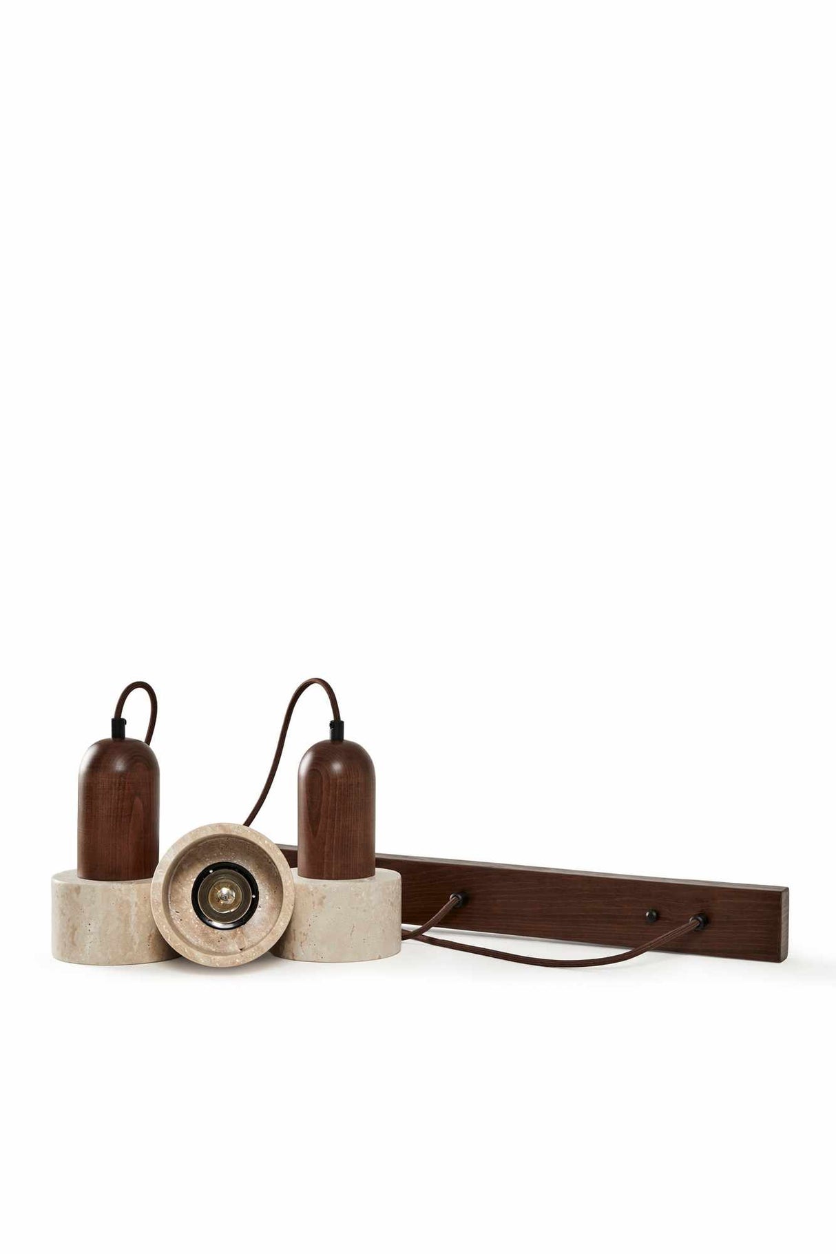 Loer R - Valnød Beige Valnød Travertin Cap