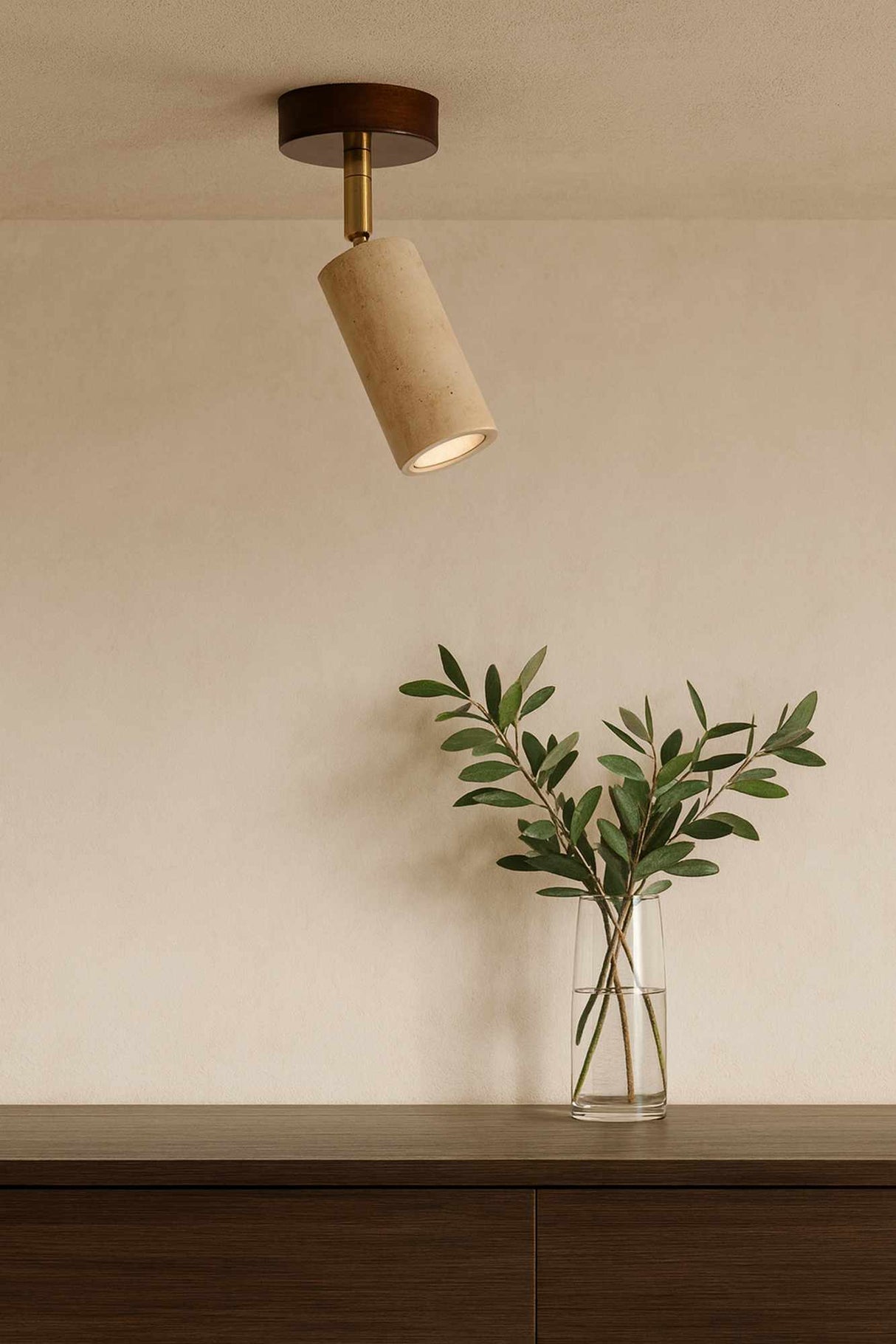 Nur - Valnød Beige Valnød Travertin Cap