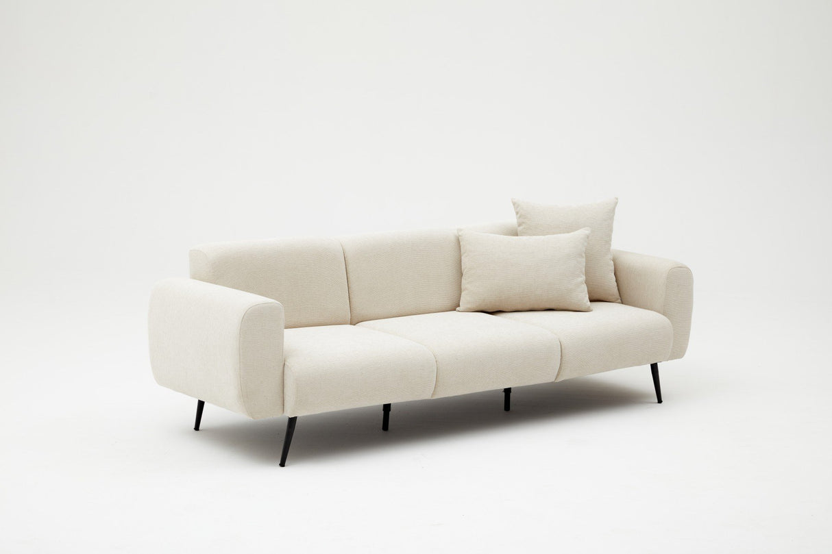 3-personers Sofa Side Creme