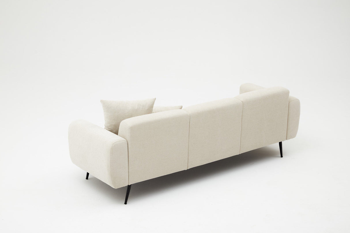 3-personers Sofa Side Creme