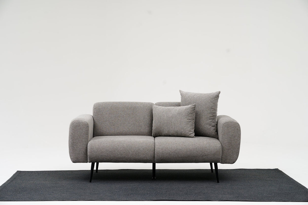 2-personers Sofa Side Lysegrå