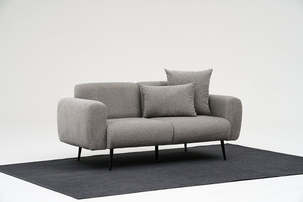 2-personers Sofa Side Lysegrå