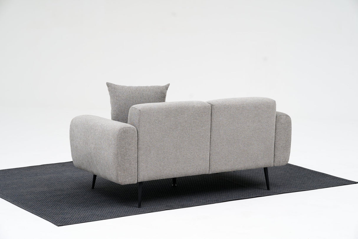 2-personers Sofa Side Lysegrå