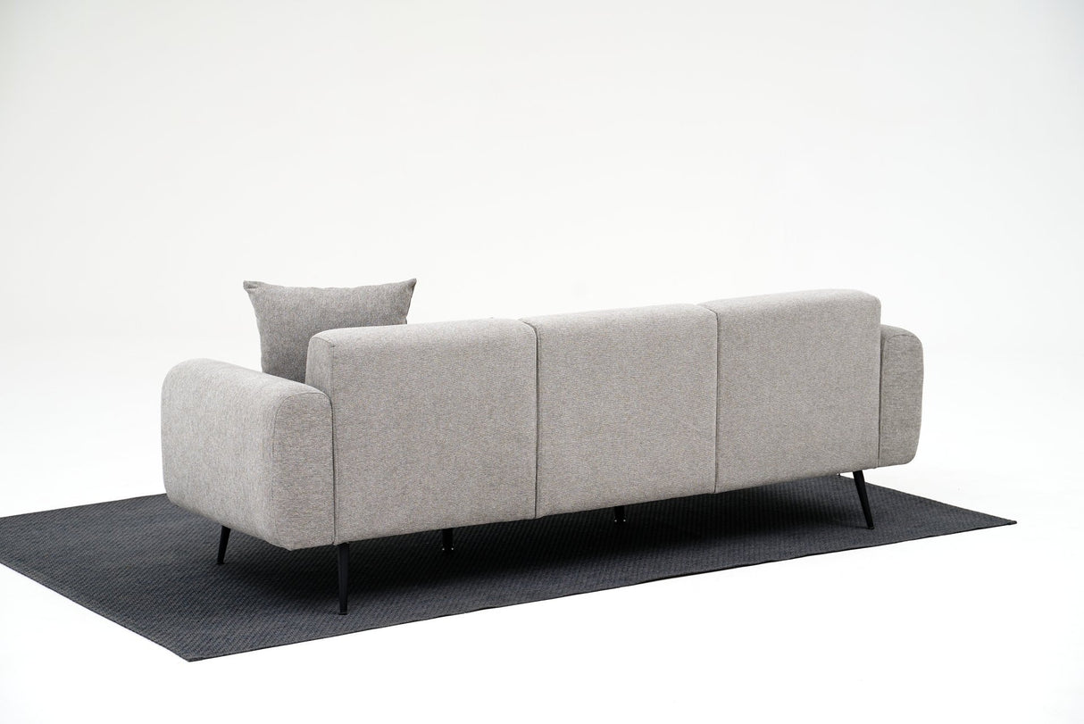 3-personers Sofa Side Lysegrå