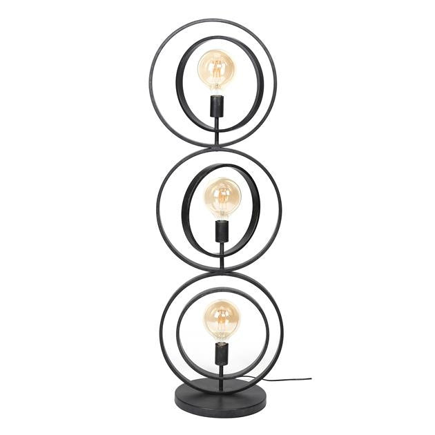Gulvlampe Otan DH Interiør Charcoal LxBxH 128x45x36 Metal Hvid foto set forfra