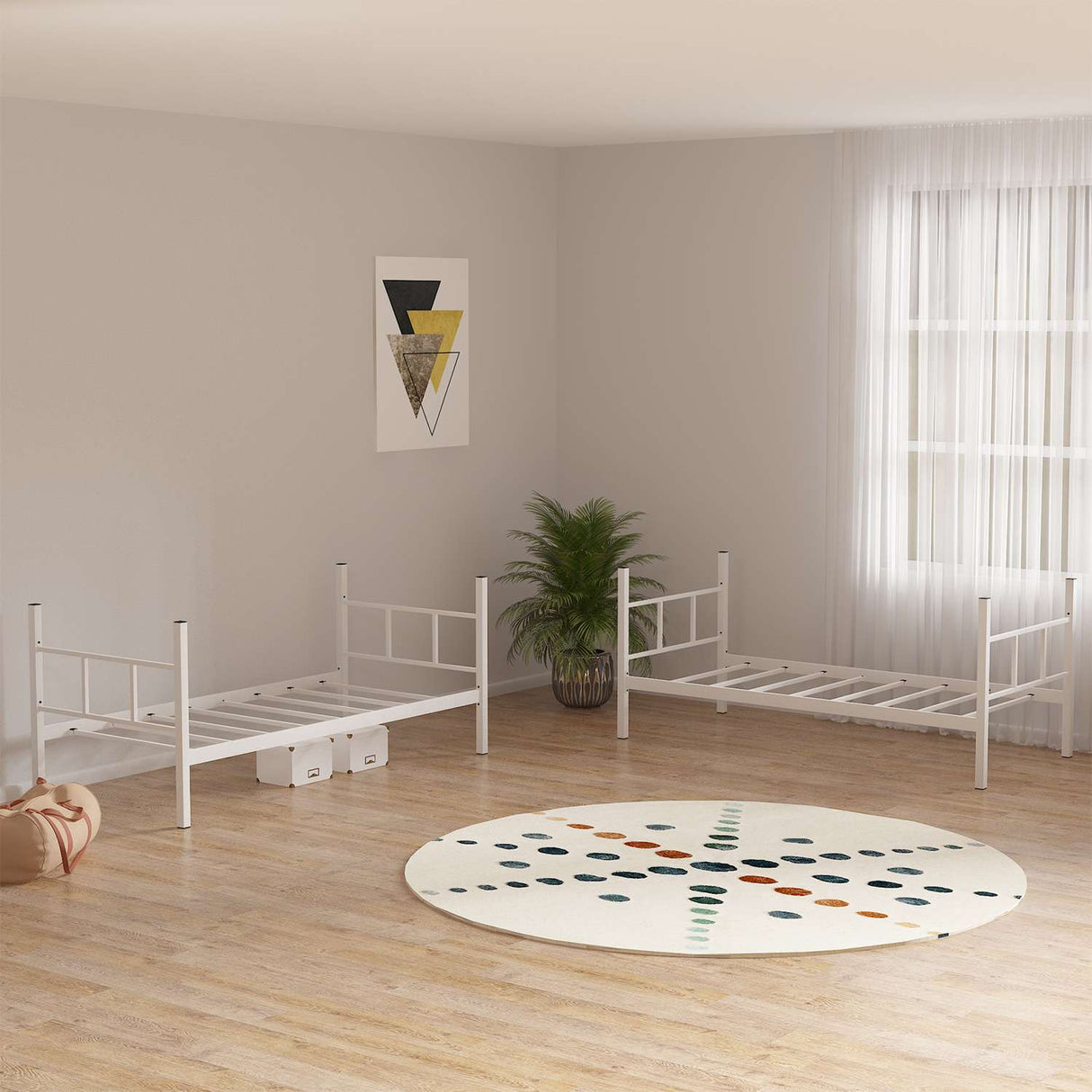 Køjeseng Børn - Hvid - 200x90 cm