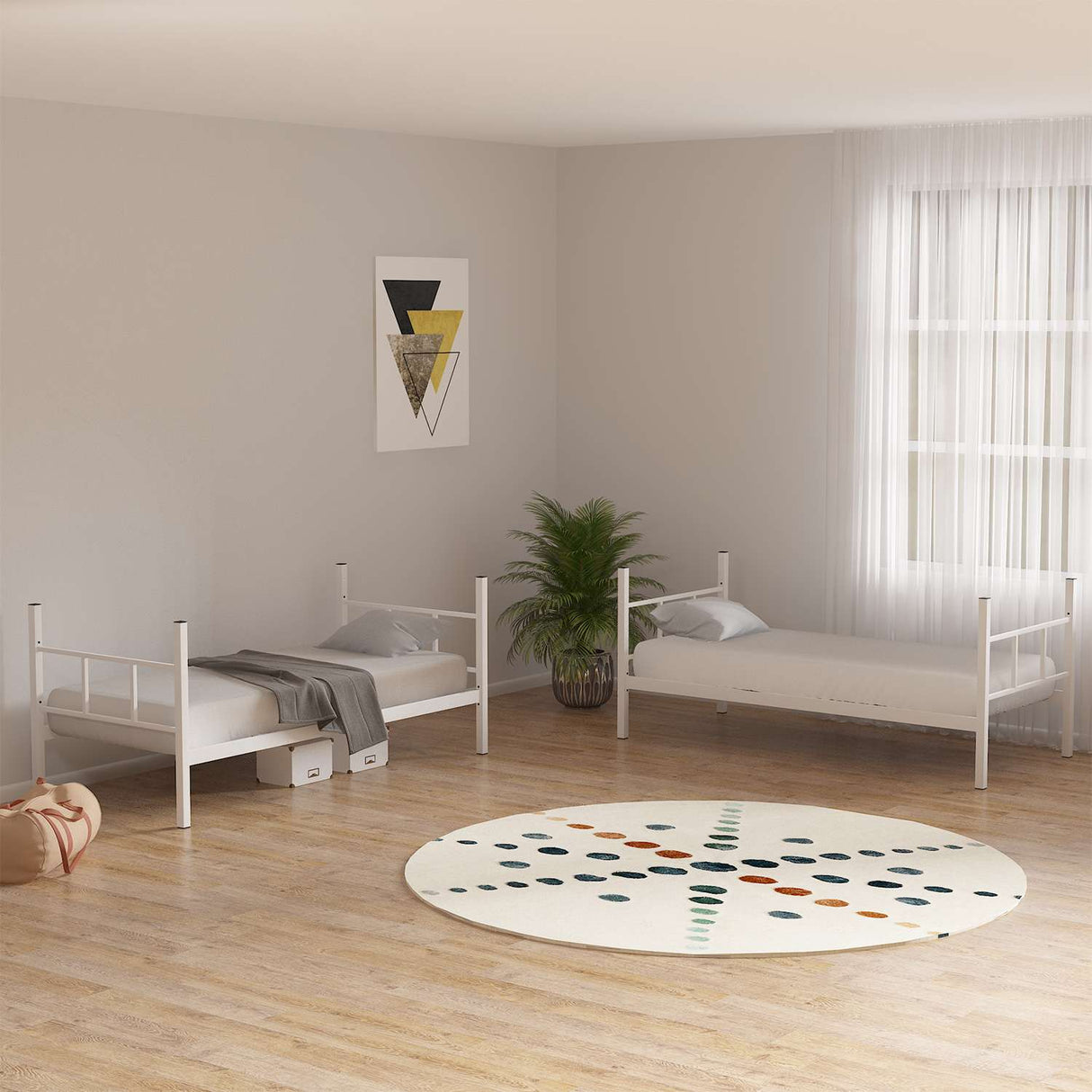 Køjeseng Børn - Hvid - 200x90 cm