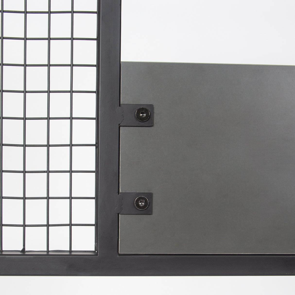 Garderobemøbel Knagerække Antracit Melamin Novad - Med Hylder