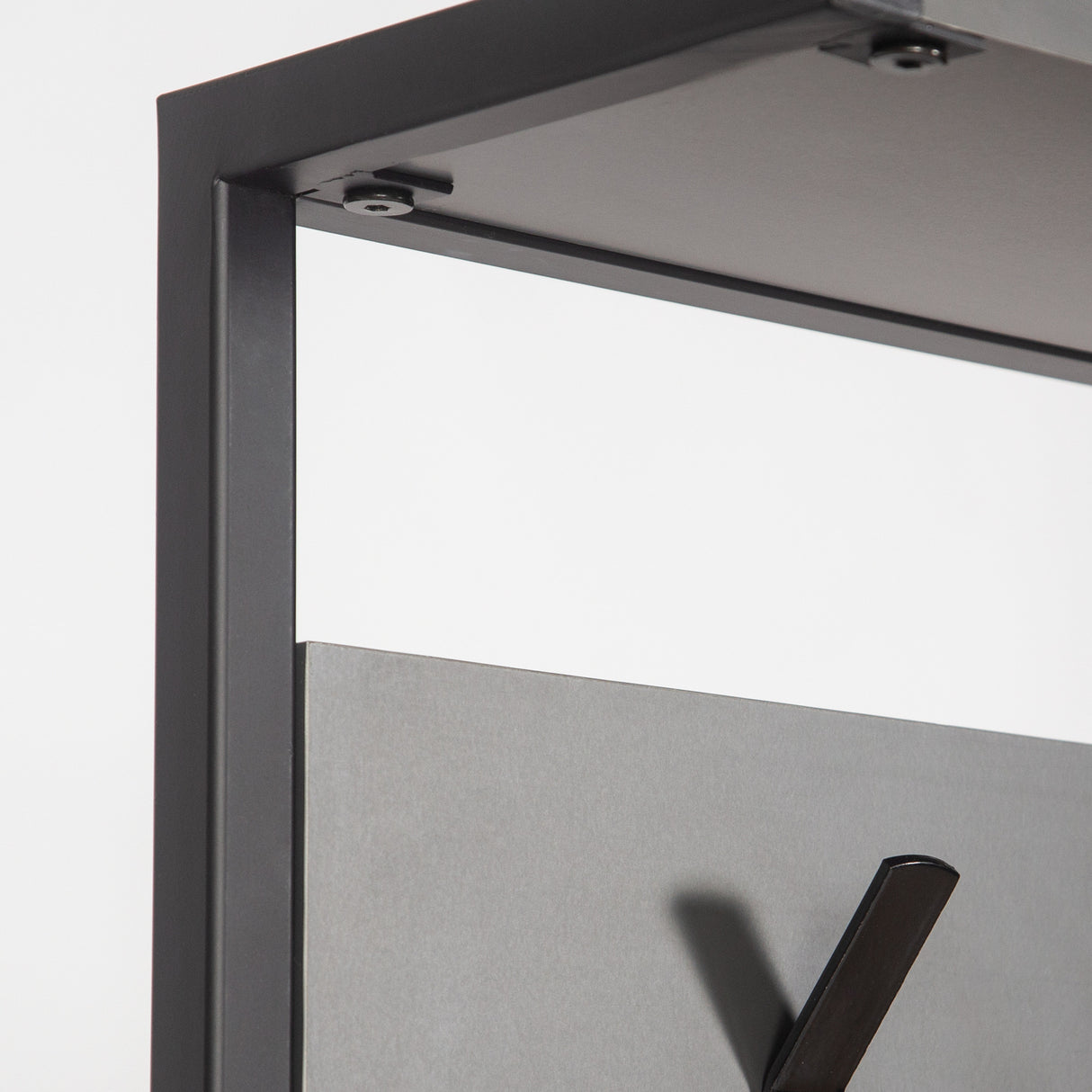 Garderobemøbel Knagerække Antracit Melamin Novad - Med Hylder