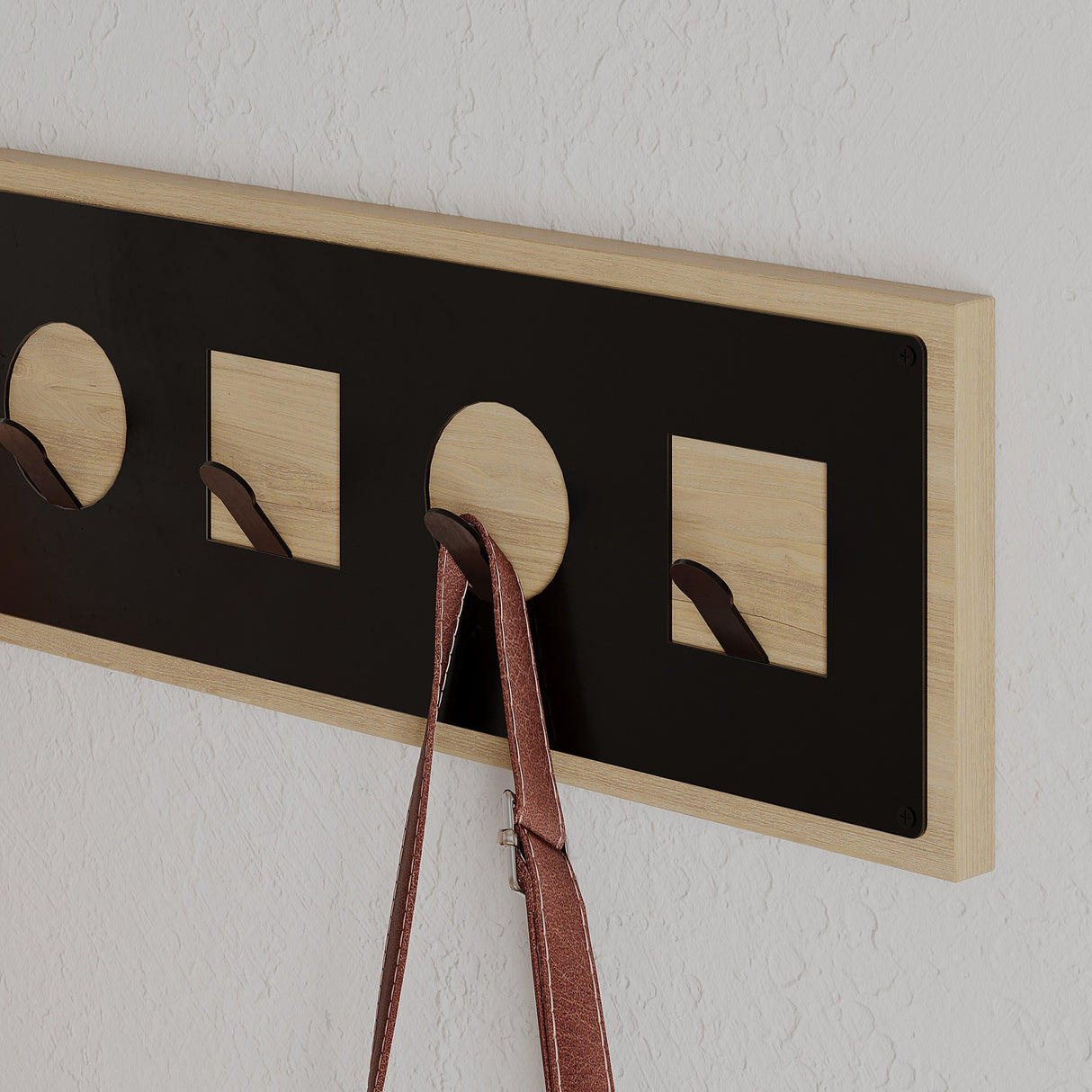 Krog 5-Haaks Ican Egetræ Melamin