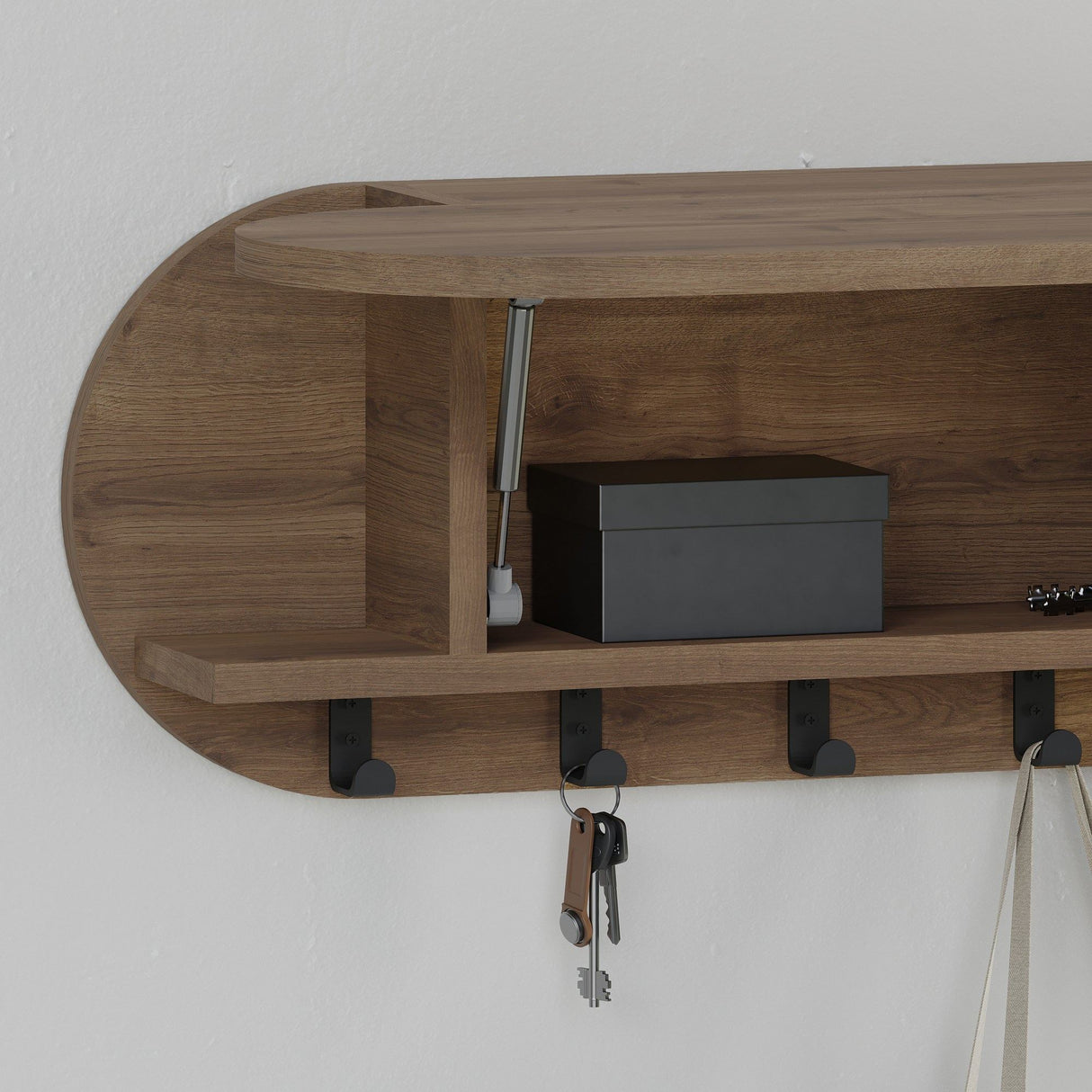 Krog Ovaal 6-Haaks - Hitit - 84x29 cm - Med Rum