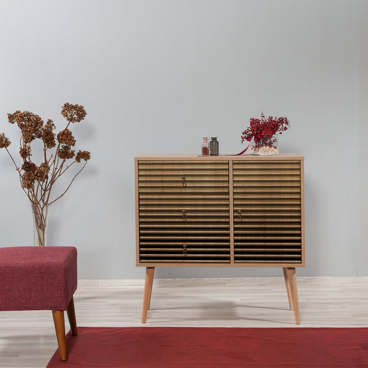 Ladekasten - Ladekast Verybox Sonoma Eik Melamine 90x90x40 cm - Dimehouse