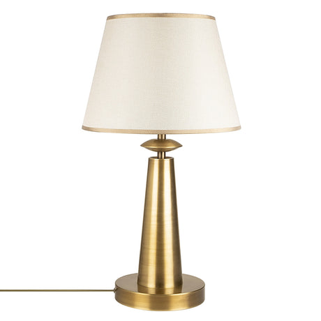 Bordlampe Kobberfarvet Stof Arboria