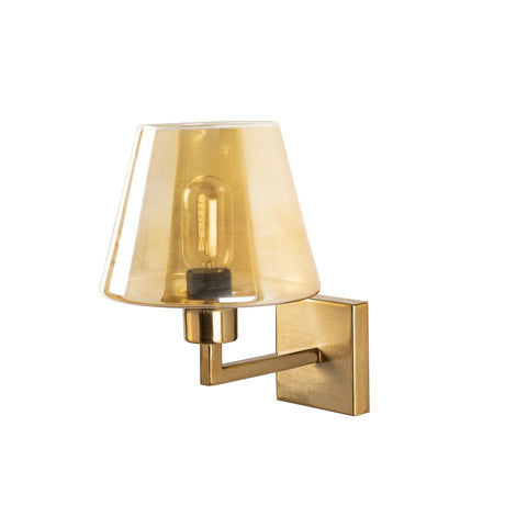 Væglampe Guld Glas Ashburn