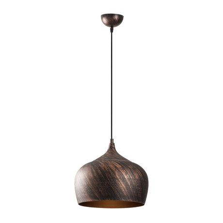 Hængelampe Kobberfarvet Metal Forge
