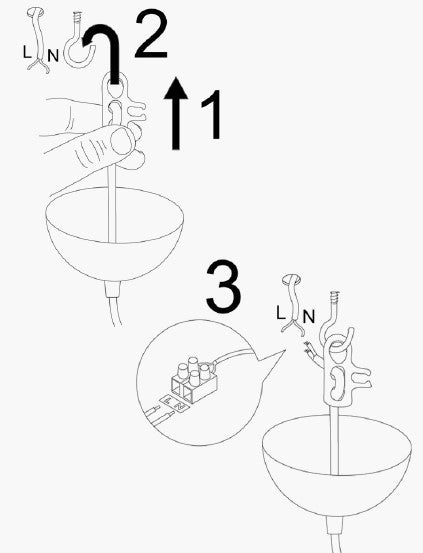 Hængelampe Kobberfarvet Metal Forge