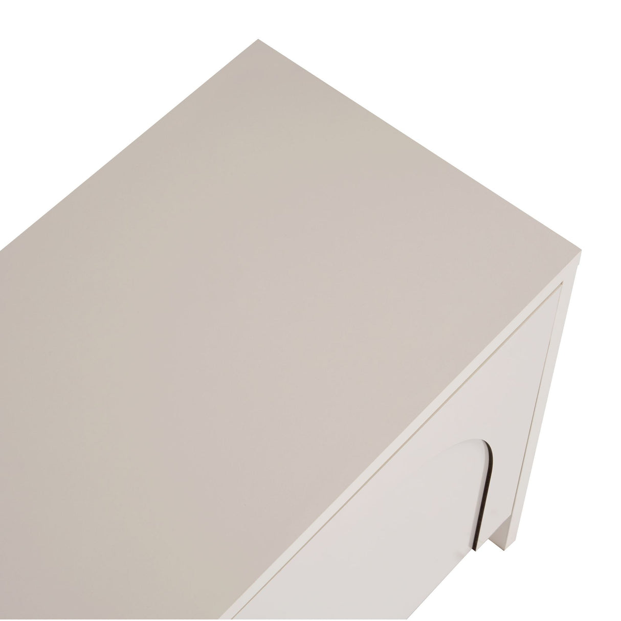 Aurelia TV-skab creme 180 cm Melaminbelagt træ