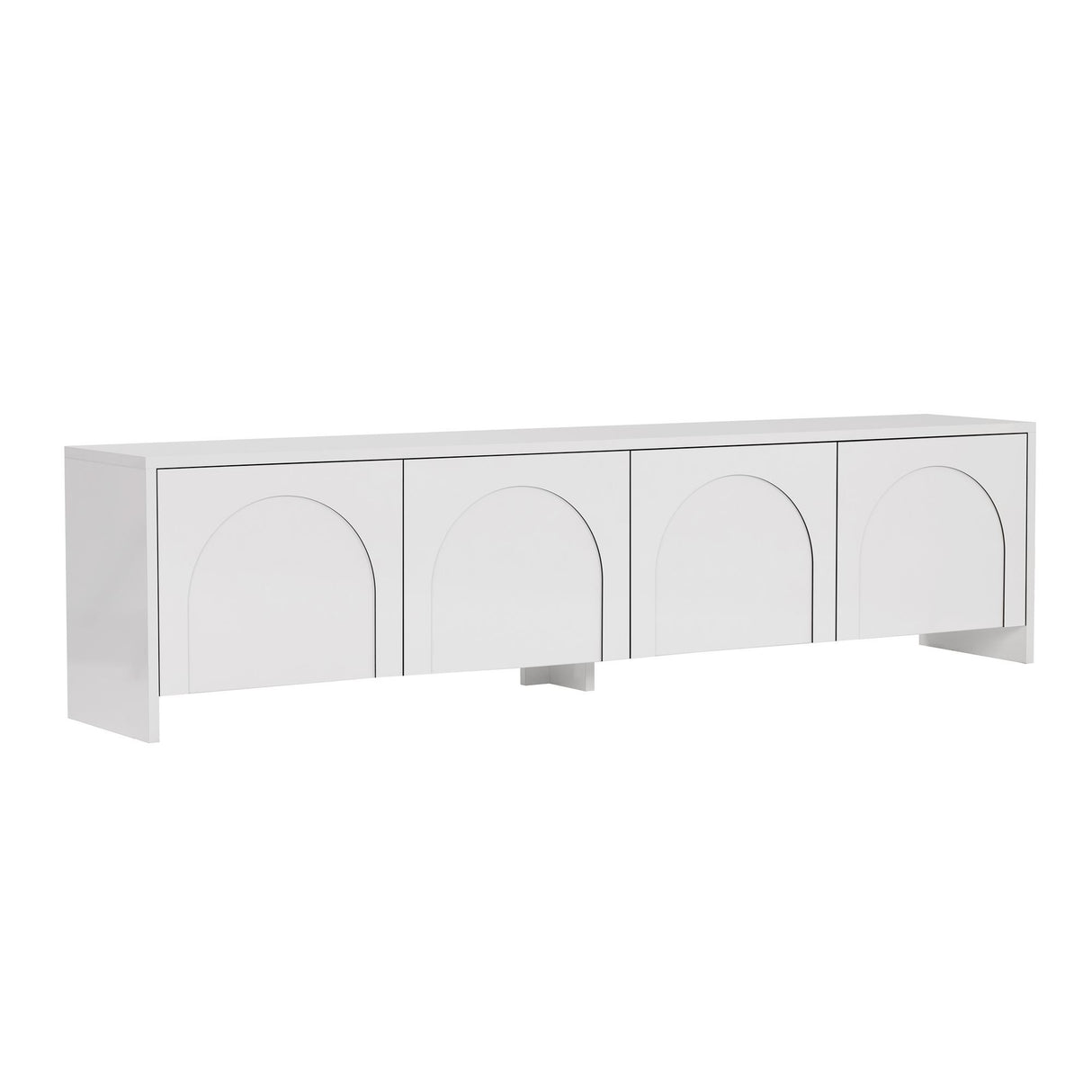 Aurelia TV-skab hvid 180 cm Melaminbelagt træ