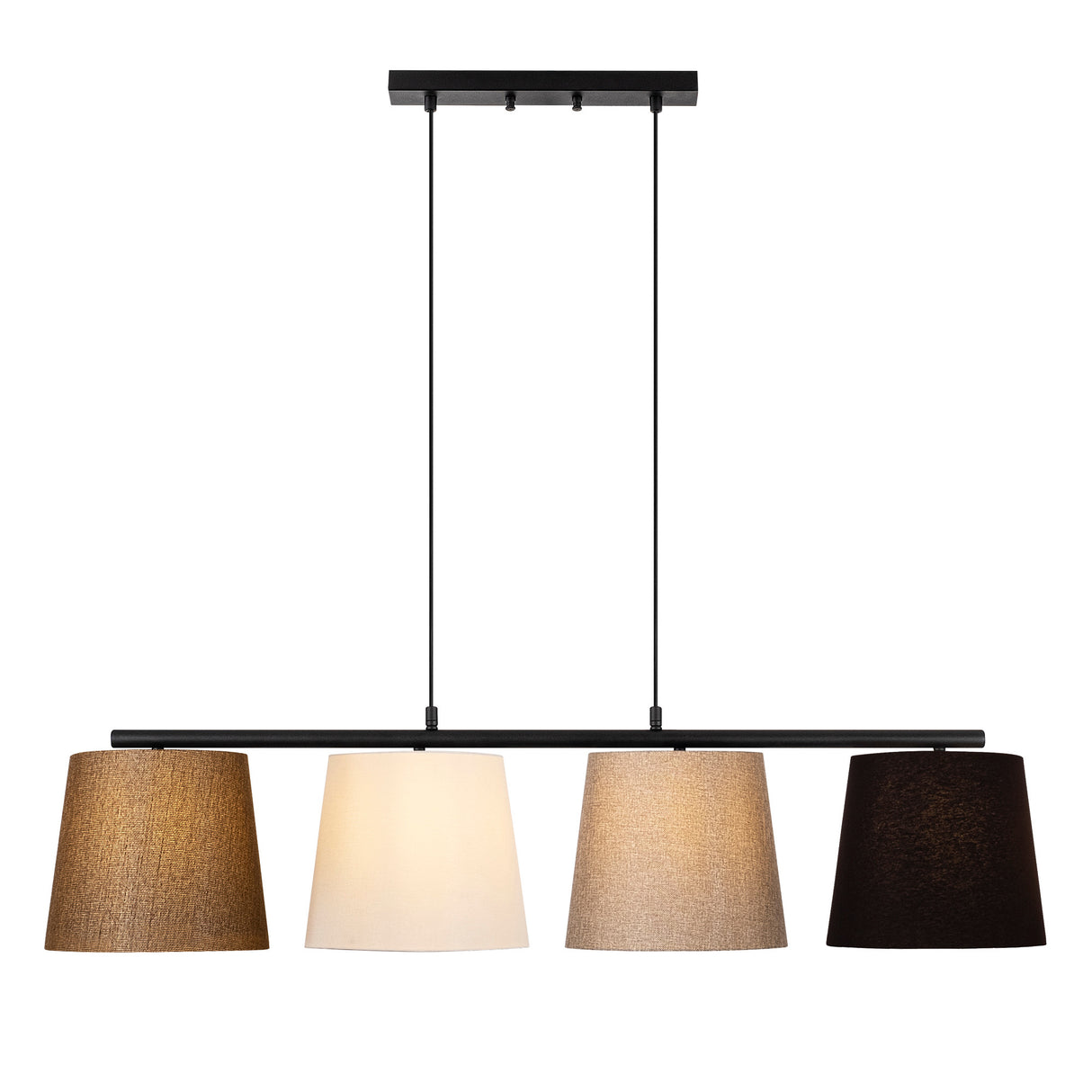 Hængelampe Multicolor Stof Fang