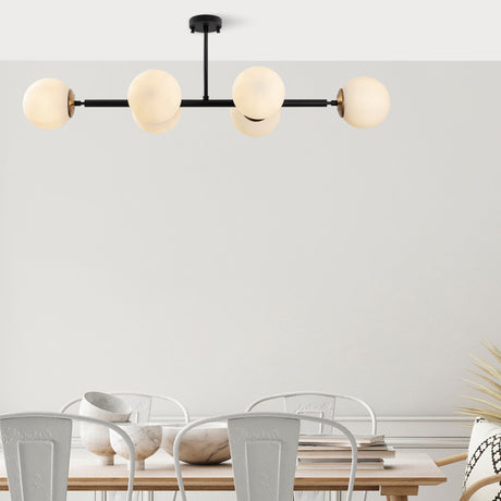 Hængelampe 6-lys Crème Glas Radiance