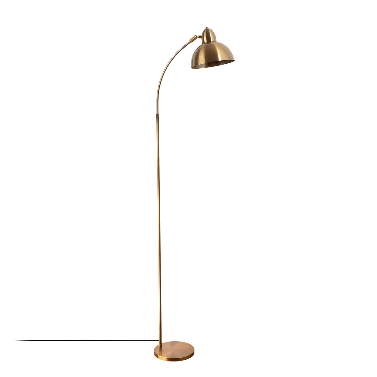 Gulvlampe i bronze-farvet metal Bane