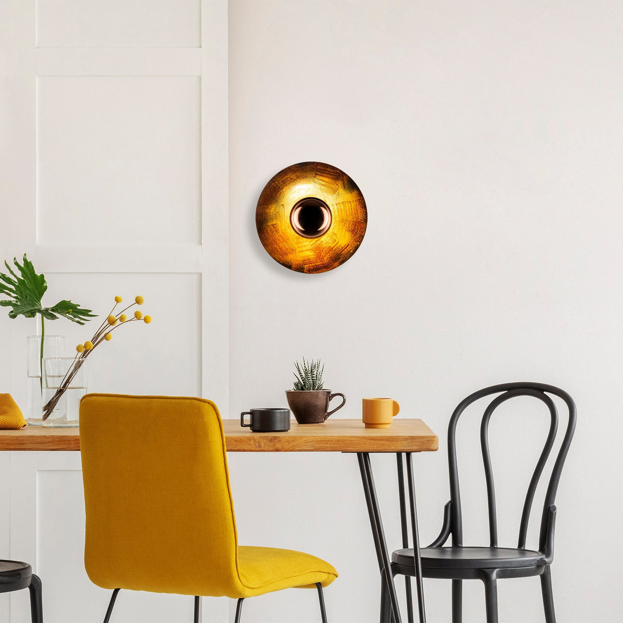 Væglampe Kobberfarvet 28 cm Metal Elevate