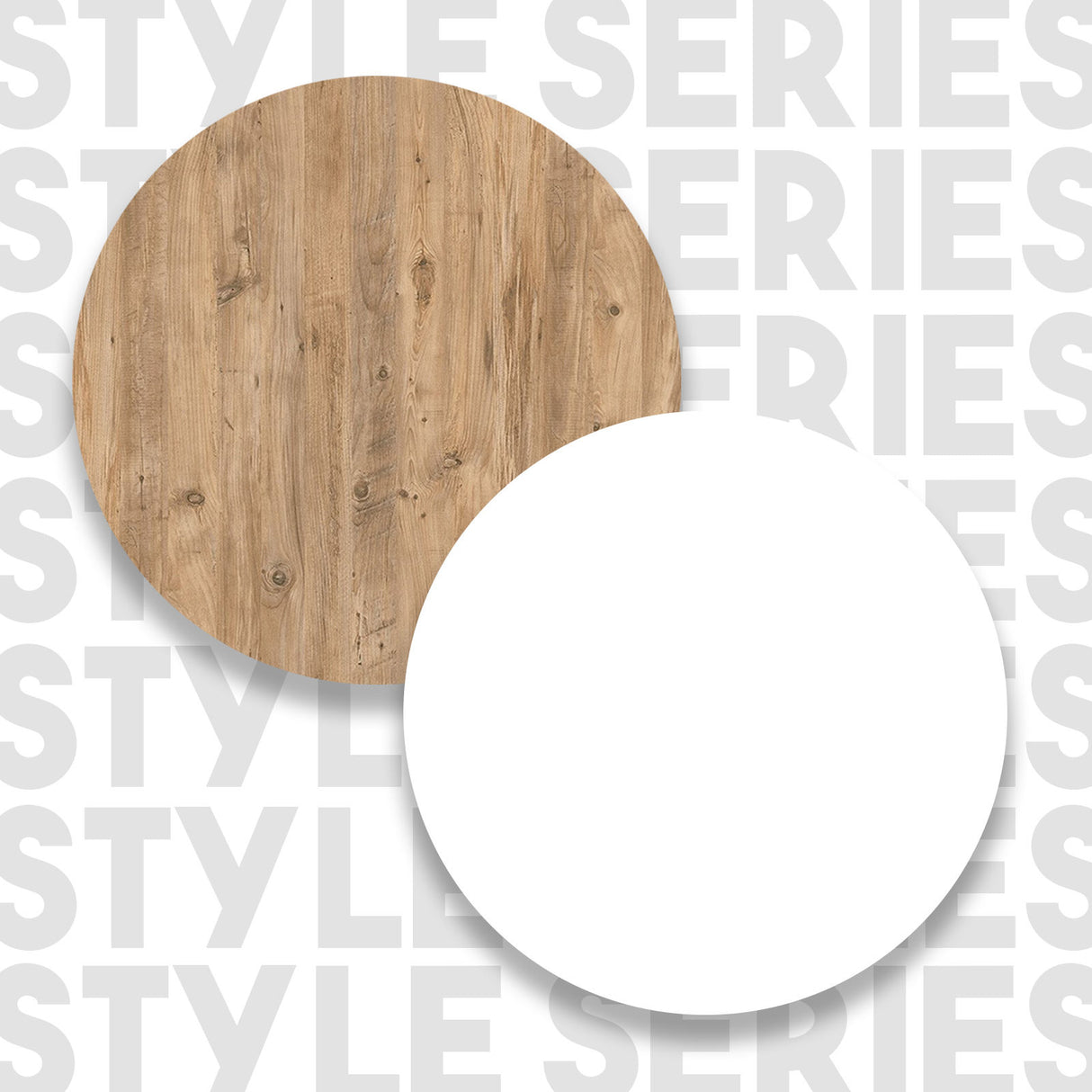 Barbord Paphos Atlantic Pine Wood Hvid Melamin 120x101,8x51,6 cm