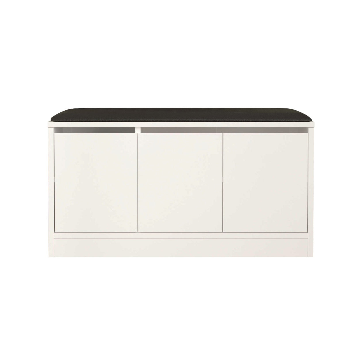 Schoenenkasten - Schoenenkast Aquila Wit Melamine 89,6x45,8x35,5 cm - Dimehouse
