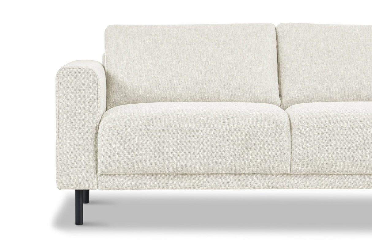 Banken - Moderne 2,5 - zits Bank Beige Stof Aniko 183x90x78 cm - Dimehouse
