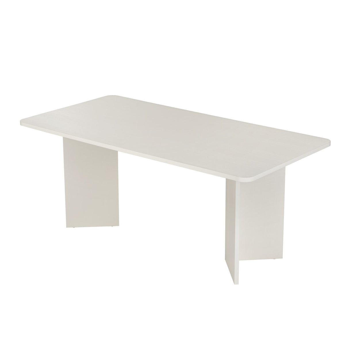 Eettafels - Eettafel Wit Melamine rechthoekig 180x89,5x75 cm - Linova - Dimehouse