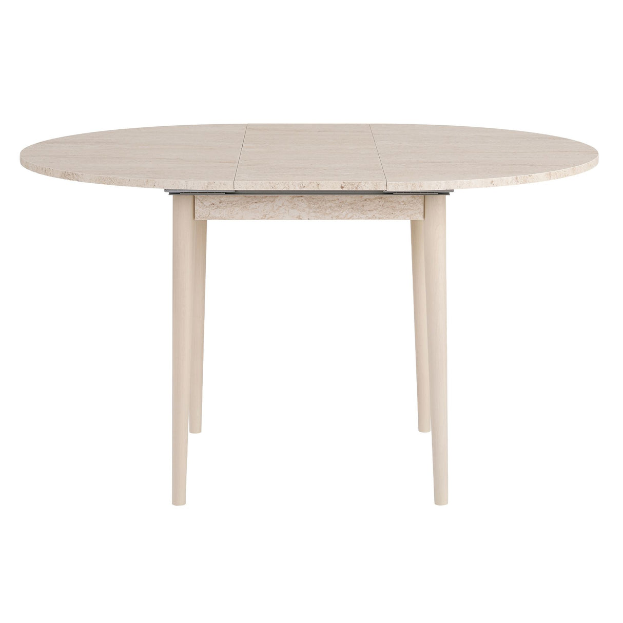 Eettafels - Eettafel travertin melamine uitschuifbaar 100 - 130 cm - Vienna - Dimehouse