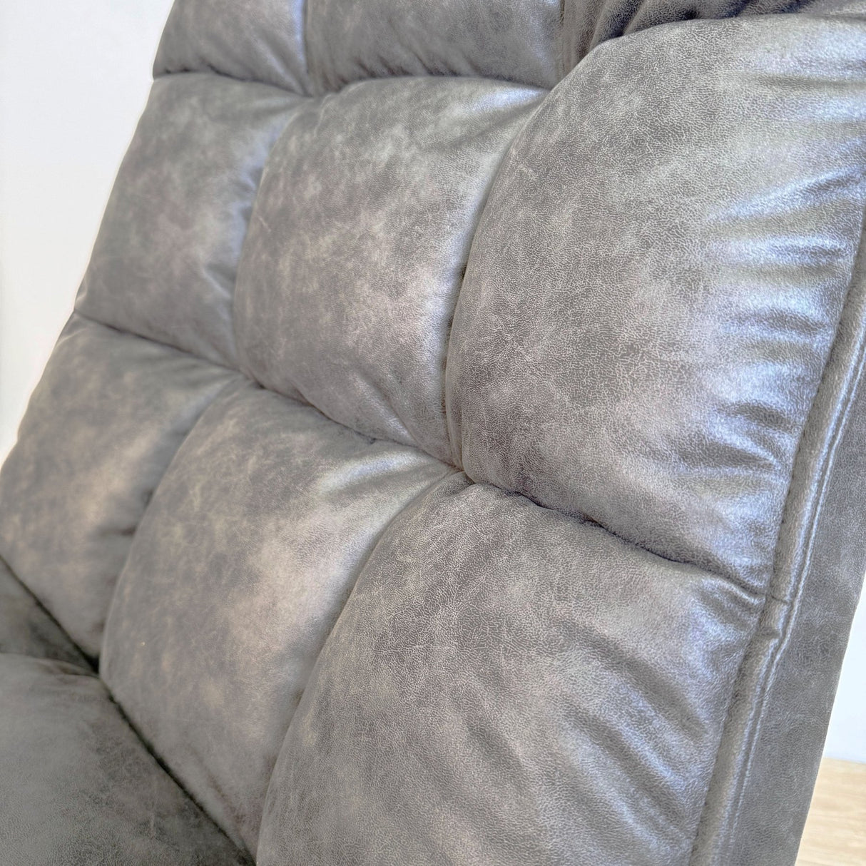 Drejestol Yuki Antracit Øko-læder 360° Drejbar