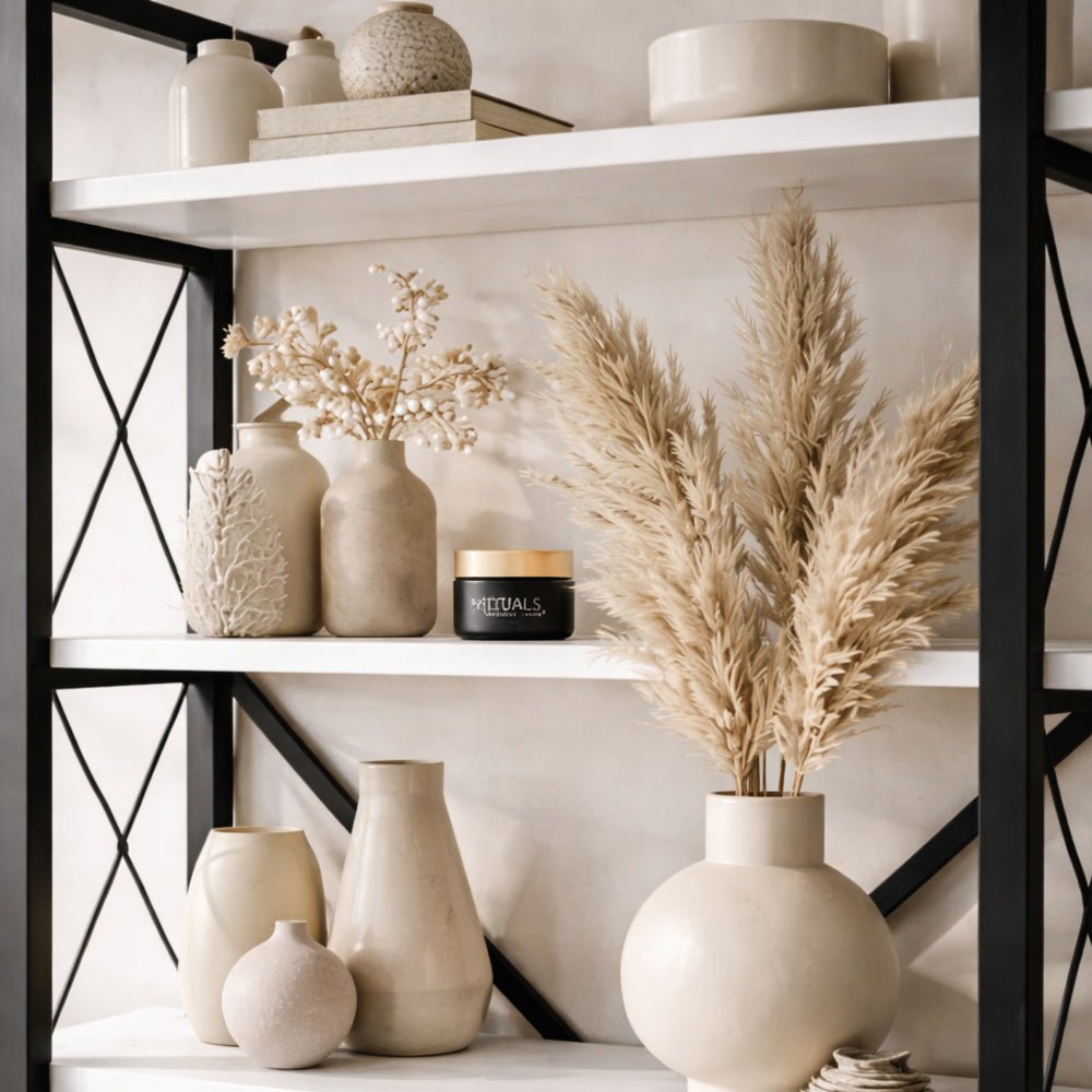 Industriel Bogreol Ely Hvid Træ Melamin - Sort Ramme - 180x90 cm