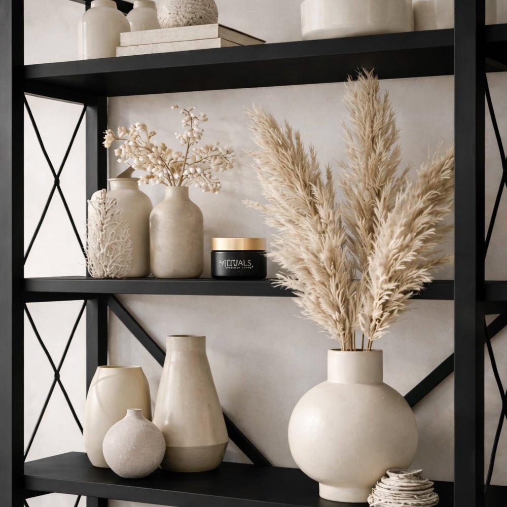 Industriel Bogreol Ely Sort Træ - Sort Ramme - 180x90 cm